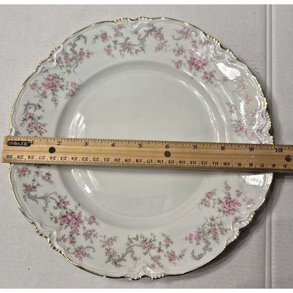 Hutschenreuther RICHELIEU Selb Pasco Pink Floral 5 Piece Place Setting Vintage - Picture 2 of 8